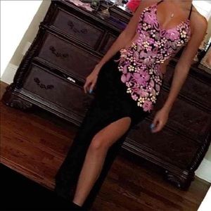 Custom made hand painted boutique dress..